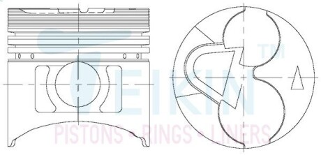 Поршень TEIKIN 43173A050