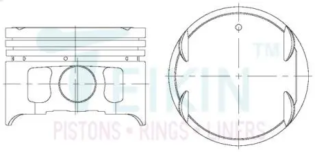 Поршень MITSUBISHI TEIKIN 43282050