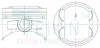Поршни ремонт +0.50mm(к-кт на мотор) Mitsubishi 4G92S TEIKIN 43671050 (фото 1)