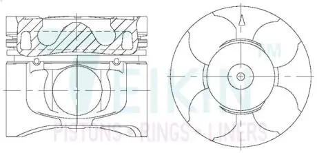 Автозапчасть TEIKIN 43678AG025