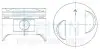 Поршень із пальцем STD (к-кт на двигун) 74/4CYL/1.2-1.5-2.8(G13) (12111-82010) TEIKIN 45126-4-STD (фото 1)