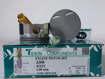 Фото 1 - поршень із пальцем +1.00мм (к-кт на двигун) Suzuki SX-4 2,0L (J20B) TEIKIN 45152-100 Поршень із пальцем +1.00мм (к-кт на двигун) Suzuki SX-4 2,0L (J20B) TEIKIN 45152-100 (фото 1)