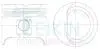 Поршень із пальцем STD (к-кт на двигун) Toyota 1,3L OHV (4K,4KU) TEIKIN 46105-STD (фото 1)