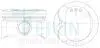 Поршень із пальцем STD (к-кт на двигун) Toyota 1,4L (4ZZFE) TEIKIN 46342-STD (фото 1)