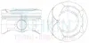 Поршни ремонт +1.00mm(к-кт на мотор) Toyota 2NZ-FE-II TEIKIN 46355100 (фото 1)