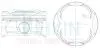 Поршень із пальцем +0.25мм (к-кт на двигун) Toyota 5,7L V8 (3UR-FE) TEIKIN 46388-025 (фото 1)