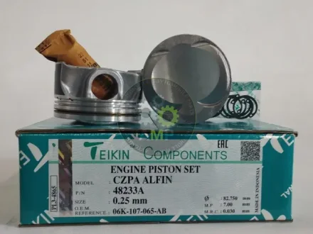 Поршень із пальцем +0.25мм (к-кт на двигун) CZPA ALFIN TEIKIN 48233A-025