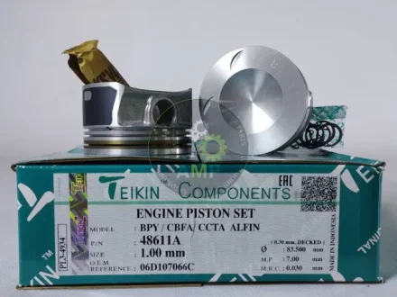 Поршень із пальцем +1.00мм (к-кт на двигун) VAG 2.0TFSI BPY CBFA CCTA ALFIN TEIKIN 48611A-100