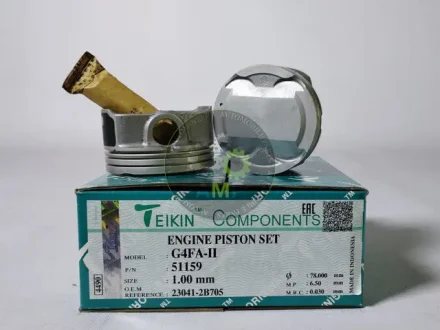 Поршень із пальцем +1.00мм (к-кт на двигун) G4FA-II TEIKIN 51159-100