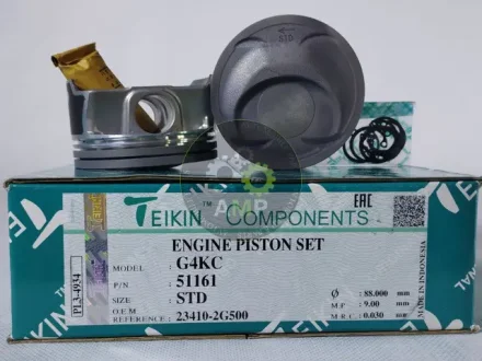 Поршень ДВС STD (4шт.+пальці)) Hyundai 2.4 (G4KC/G4KC) Santa Fe (12-)/Sonata (09-) TEIKIN 51161-STD