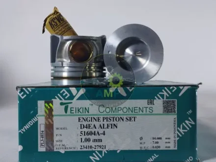 Поршень із пальцем +1.00мм (к-кт на двигун) Hyundai D4EA Alfin TEIKIN 51604A-4-100