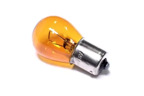 Лампа указателей поворотов и стоп-сигналов оранж.. BA15s Amber 12V P21W <> TEMPEST 12V21W_BA15s Amber