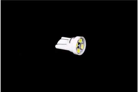 Лампа LED б/ц габарит и панель приборов T10-4SMD W2.1x9.5d 12V WHITE<> TEMPEST Tmp-04T10-12V
