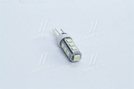 Лампа LED б/ц габарит и приборная панель T10 13SMD W5W 12V WHITE <> TEMPEST Tmp-12T10-12V