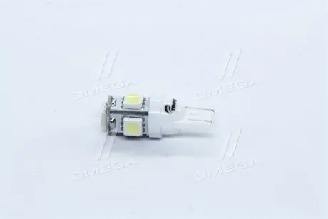 Лампа LED б/ц габарит и приборная панель T10-5SMD W2.1x9.5d 12V WHITE <>... TEMPEST Tmp-14T10-12V