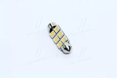 Лампа LED Софітні C5W 24V T11x41-S8.5 (6 SMD size5050) WARM WHITE <> TEMPEST Tmp-16T11-24V