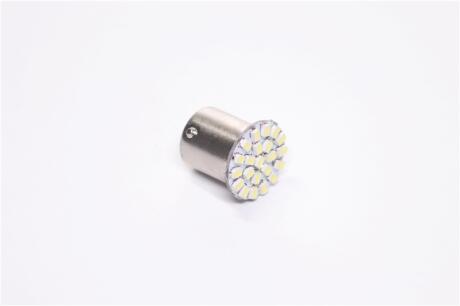 Лампа LED указателей поворотов и стоп-сигналов 12V R5W BA15S 22SMD WHITE <> TEMPEST Tmp-L0806