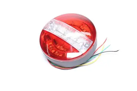 Фонарь задний круглый LED белый без света заднего хода 24v TEMPEST TP 56-12-70