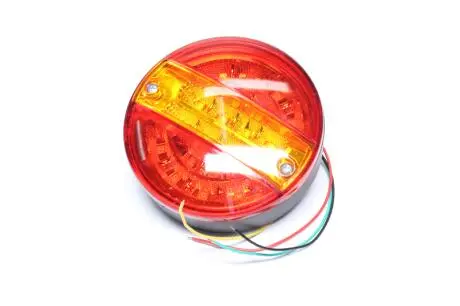 Фонарь задний круглый LED желтый без света заднего хода 24v TEMPEST TP 56-12-71