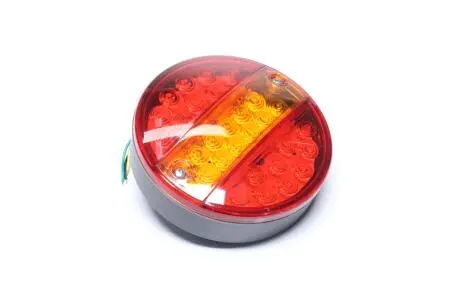 Фонарь задний круглый LED (красно-желтый) с указателем поворота TEMPEST TP 97-27-95