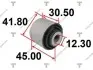 Сайлентблок рычага honda k20 accord 02-07 TENACITY AAMHO1063 (фото 1)