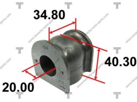 Втулка стабилизатора TENACITY ASBHO1028