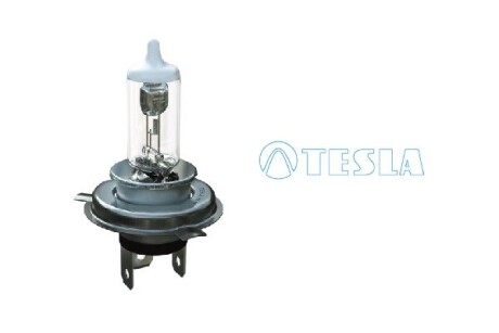 Лампа галоген H4 LL 12V,60/55W,P43t Premium TESLA B50401