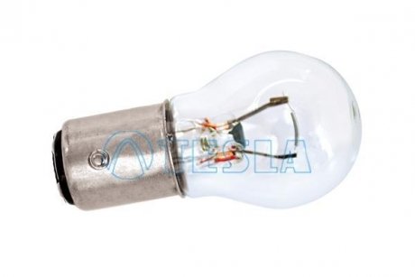 Лампа розжарювання 12V P21W, 12V, BA15s (1-конт) (кратно 10) TESLA B52101 (фото 1)