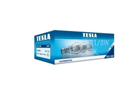 Автолампа Standard P21/5W BAY15d 5W 21W прозора TESLA B52202