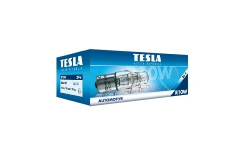 Автолампа Standard R10W BA15s 10 W прозрачная TESLA B56102