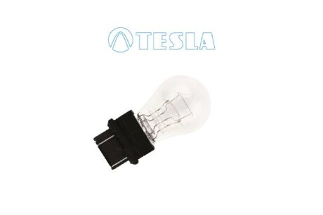 Лампа розжарювання 12V P27/7W 12V, W2,5x16q (кратно 10) TESLA B77301