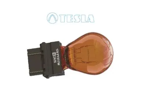 Лампа накала 12V PY27/7W,12V,WY2,5x16q (кратно 10) TESLA B77321
