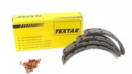 Тормозные накладки, барабанного тормоза. TEXTAR 1101901 (фото 1)