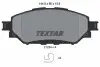 Колодки гальмівні (передні) Toyota Hilux 2.7 15- (Advics) (з датчиком) TEXTAR 2123401 (фото 7)