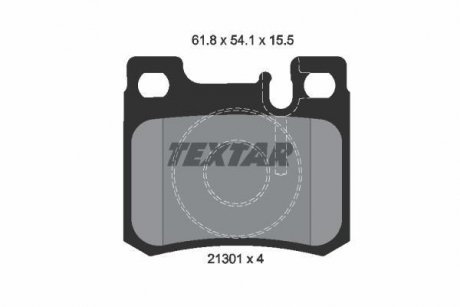 Тормозные колодки, дисковый тормоз.) TEXTAR 2130103