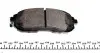 Тормозные колодки (передние) Nissan Juke/ Pulsar/ Tiida 07- (Sumitomo) TEXTAR 2156201 (фото 4)
