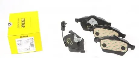 Колодки гальмівні (передні) Seat Alhambra/VW Sharan 1.8-1.9TDI 95-10 (Teves) Q+/(з датчиком) TEXTAR 2184903