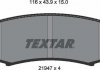 Тормозные колодки (задние) Toyota Land Cruiser/Lexus GX 02- (Sumitomo) TEXTAR 2194701 (фото 5)