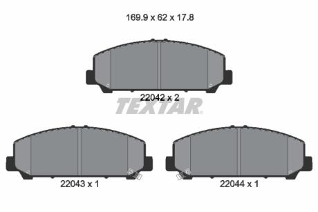 Автозапчасть TEXTAR 2204201