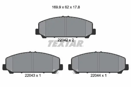 Автозапчасть TEXTAR 2204201