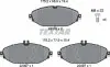 Тормозные колодки (передние) MB C-class (W205/S205/C205)/E-class (W213/S213/C238) 13- (TRW) Q+ TEXTAR 2207601 (фото 2)
