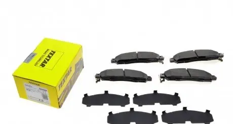 Тормозные колодки (передние) Nissan NP300 Navara 15- (Akebono) TEXTAR 2243901