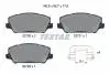 Комплект гальмівних колодок передн, HYUNDAI GENESIS, GRANDEUR, I30, VELOSTER, KIA CADENZA II, CEED, CERATO III, CERATO KOUP III, OPTIMA, PRO CEED 1.0-3.3 01.08- TEXTAR 2272001 (фото 1)