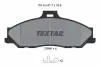 Тормозные колодки, дисковый тормоз.) TEXTAR 2354001 (фото 1)