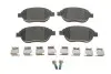 Колодки гальмівні (передні) Citroen C4 04-/Peugeot 207/307 02- (Bosch) Q+ TEXTAR 2360001 (фото 1)