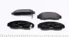 Тормозные колодки (передние) Honda Accord/Civic 00- (Nissin) (148.8x58.5x17) R15 TEXTAR 2372901 (фото 2)