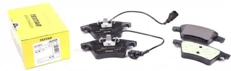 Колодки тормозные (передние) VW Touareg 2.5TDI 03-10 (Teves) Q+ (с датчиком) TEXTAR 2374901