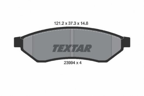 Тормозные колодки, дисковый тормоз.) TEXTAR 2399401 (фото 1)