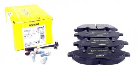 Колодки тормозные (передние) MB Vito (W639) 03- (Bosch) Q+ (с датчиками) TEXTAR 2400701 (фото 1)
