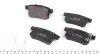 Тормозные колодки (задние) Honda Accord VIII 2.0-2.4i 08- (Nissin) TEXTAR 2443501 (фото 2)